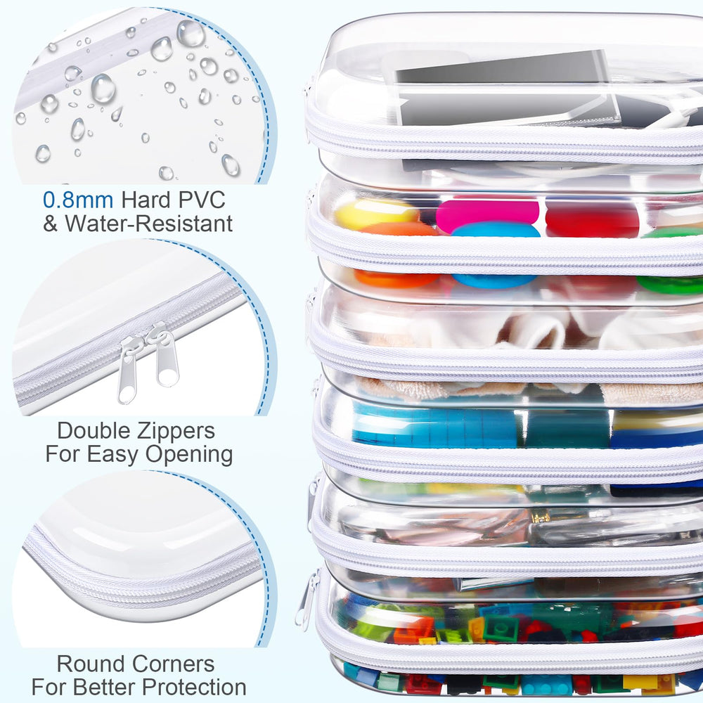 Sanwuta transparent storage case displayed for quick item identification.