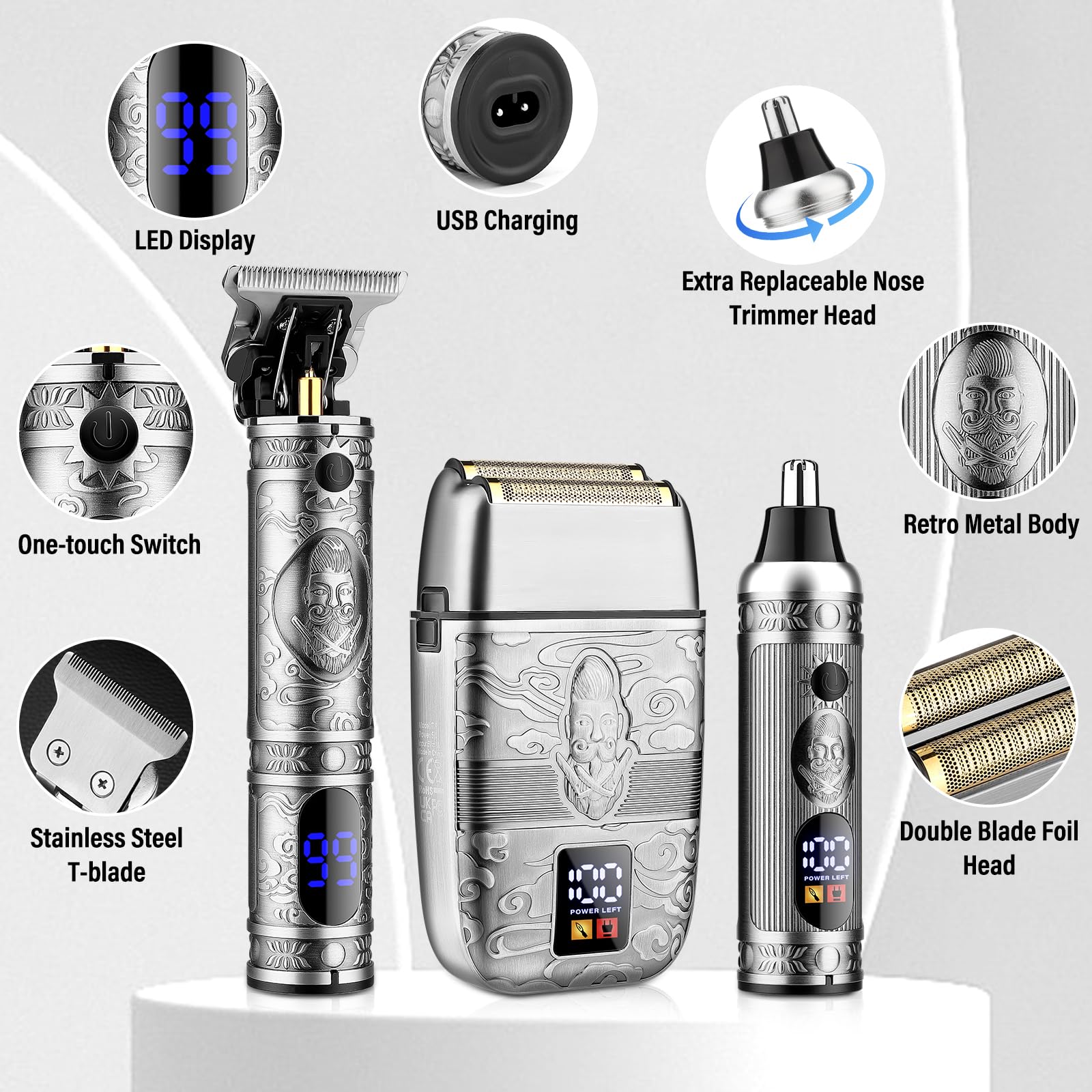 Saoilli LED display shows battery life for easy maintenance