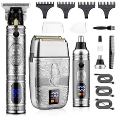 Saoilli professional trimmer front view for precise home grooming and beard shaping