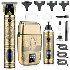 Saoilli professional hair-trimmer-set for precise home grooming