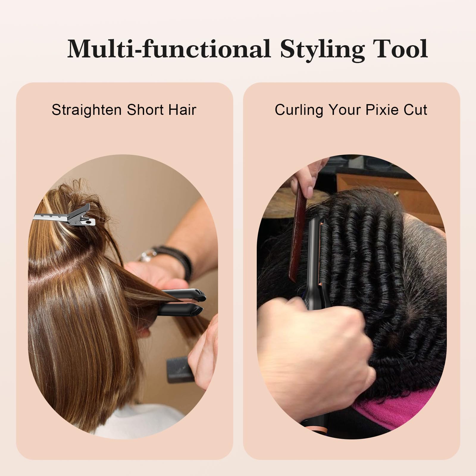 SAOSA Pencil Flat Iron temperature dial enables customizable safe styling