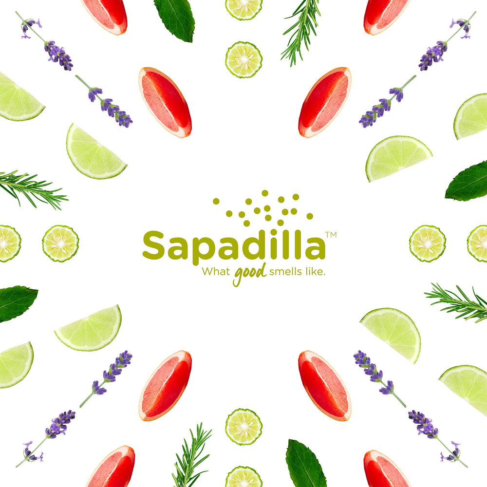 Sapadilla three-scent pack bottle closeup showcasing dispensing convenience