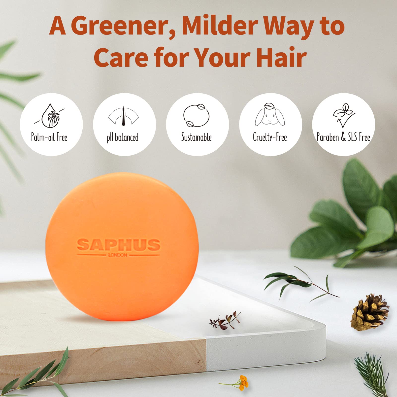 SAPHUS results on curly hair show smoother manageability and shine.