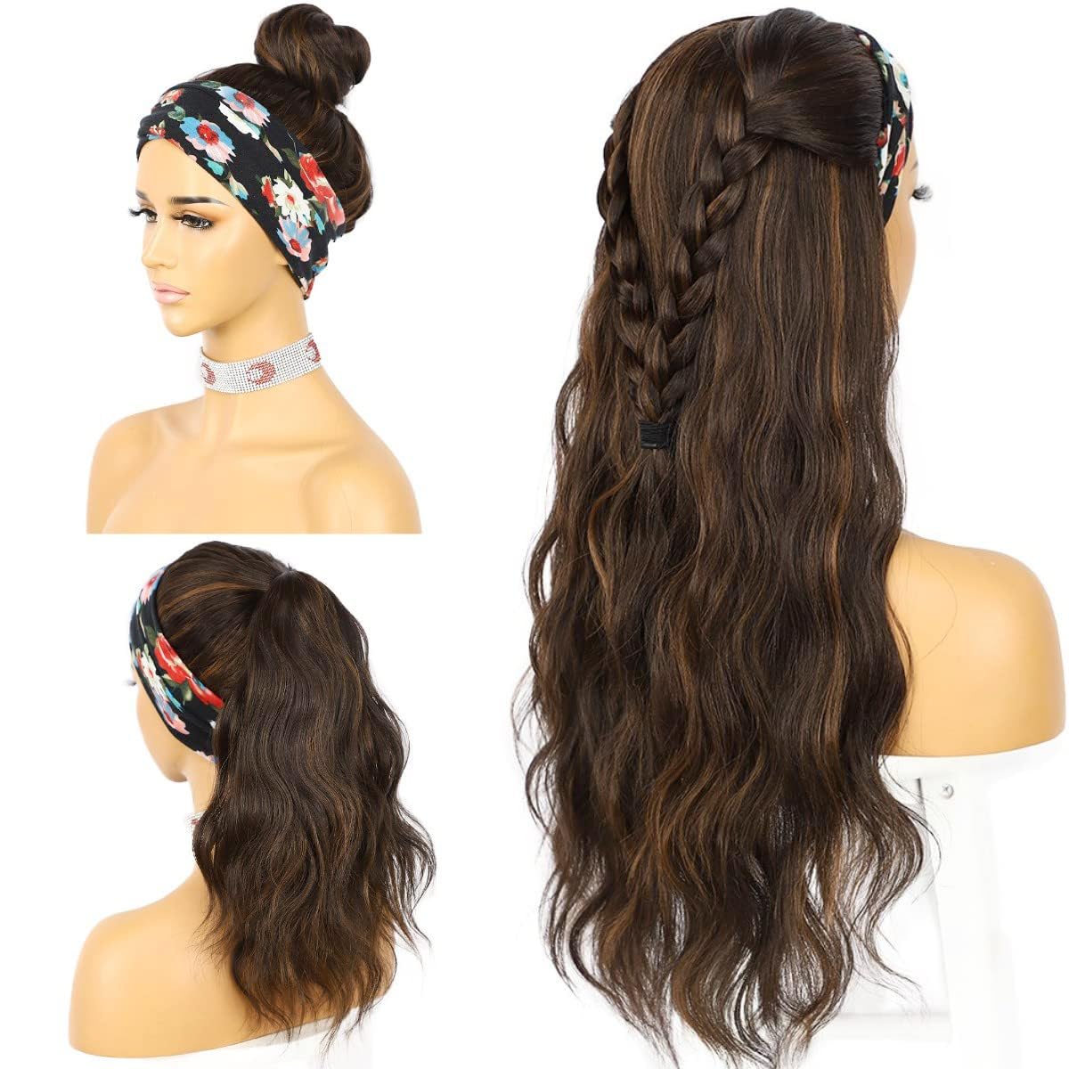 SAPPHIREWIGS inside-cap with two combs and adjustable straps provides secure fit.