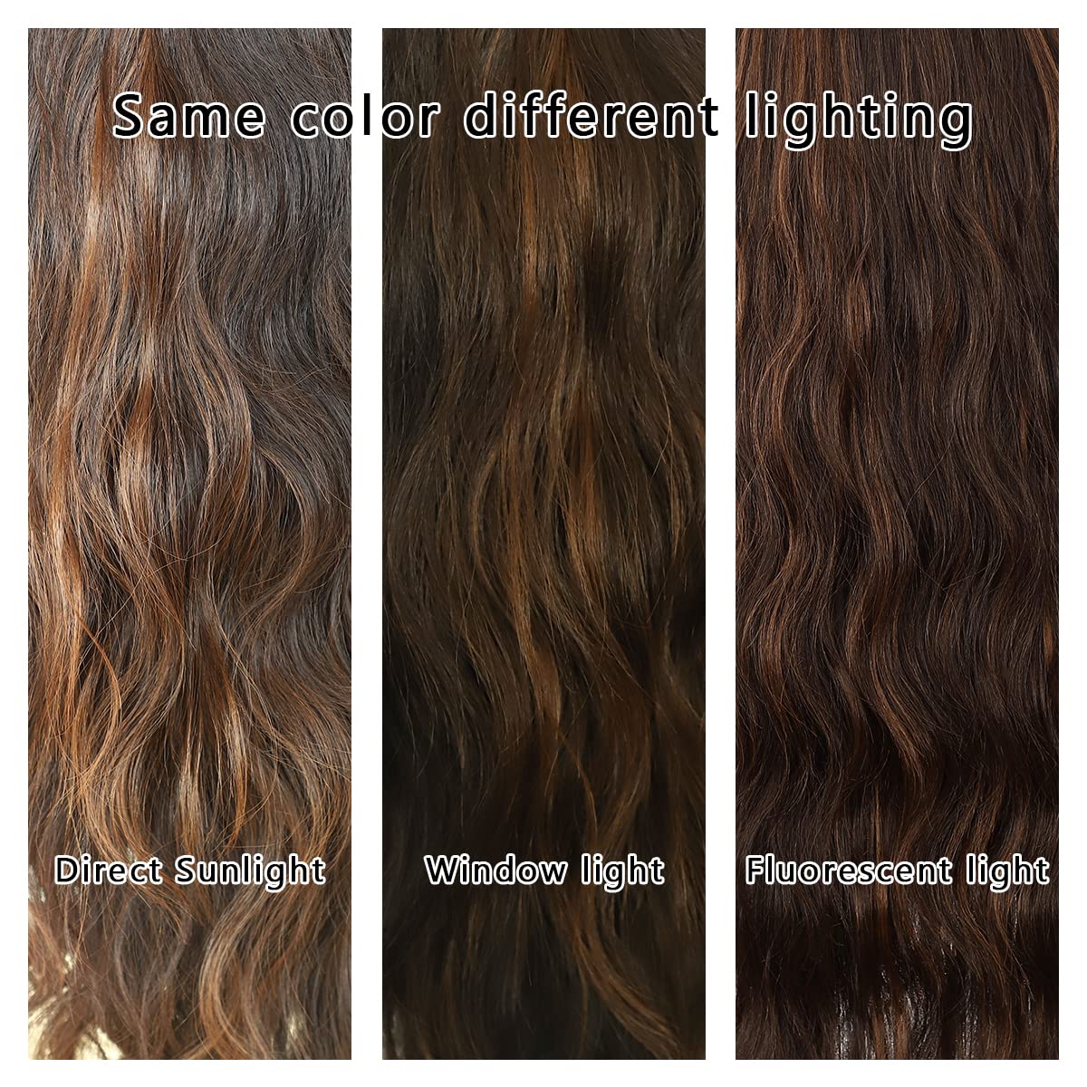SAPPHIREWIGS loose body-wavy texture closeup showcases realistic curls and shine.
