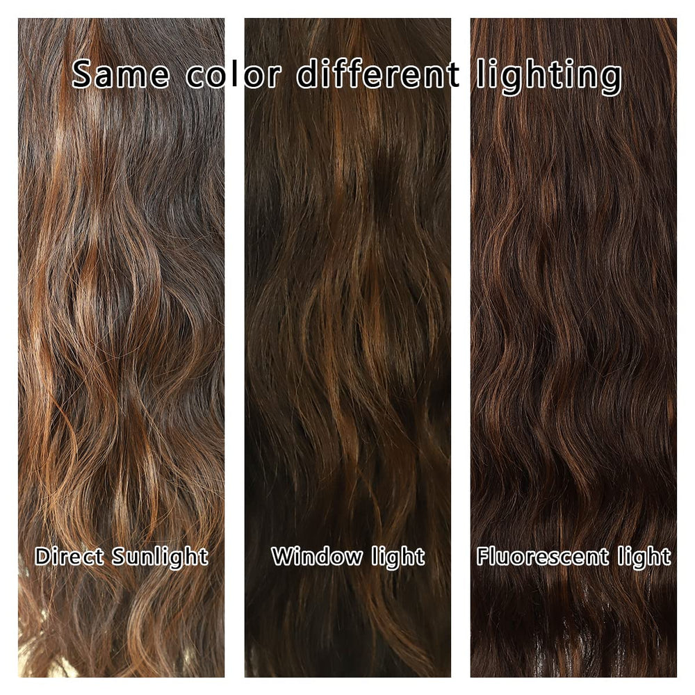 SAPPHIREWIGS loose body-wavy texture closeup showcases realistic curls and shine.