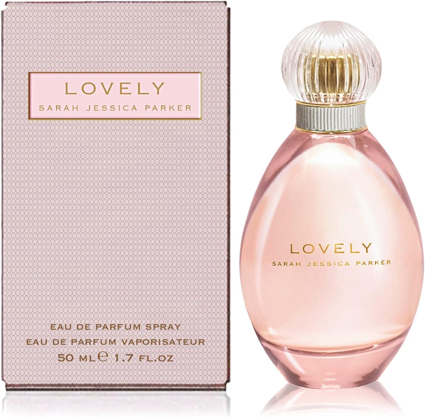 Sarah Jessica Parker Lovely bottle closeup - elegant daily luxury on display.