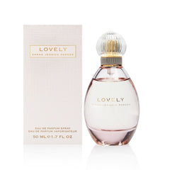 Sarah Jessica Parker Lovely EDP bottle pour—expressive everyday fragrance for dating, work, and evenings.