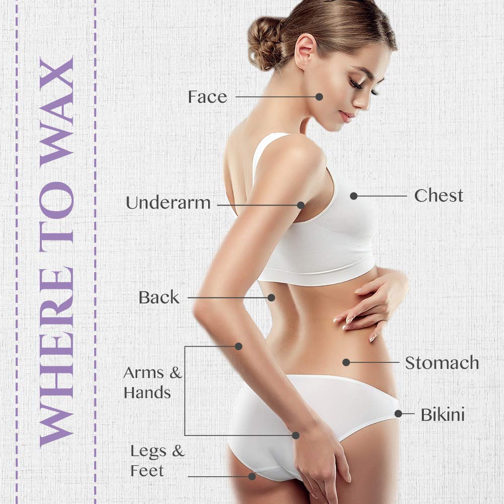 SATIN SMOOTH Honey Wax application spread demonstrates controlled waxing for medium to coarse hair.