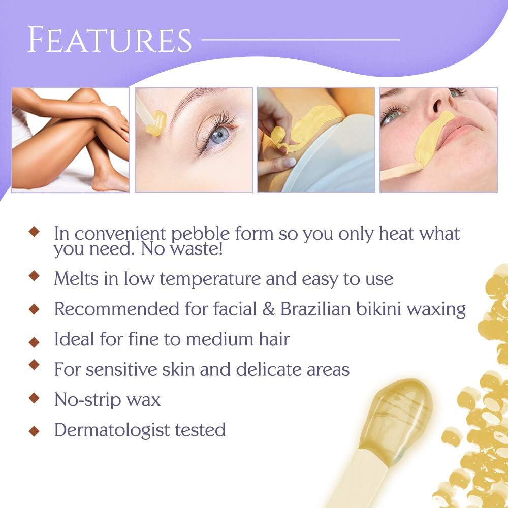 Satin Smooth pebble wax melt control demonstrates pourable texture.