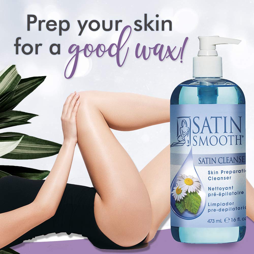 SATIN SMOOTH cleanser witch hazel for gentle pore conditioning