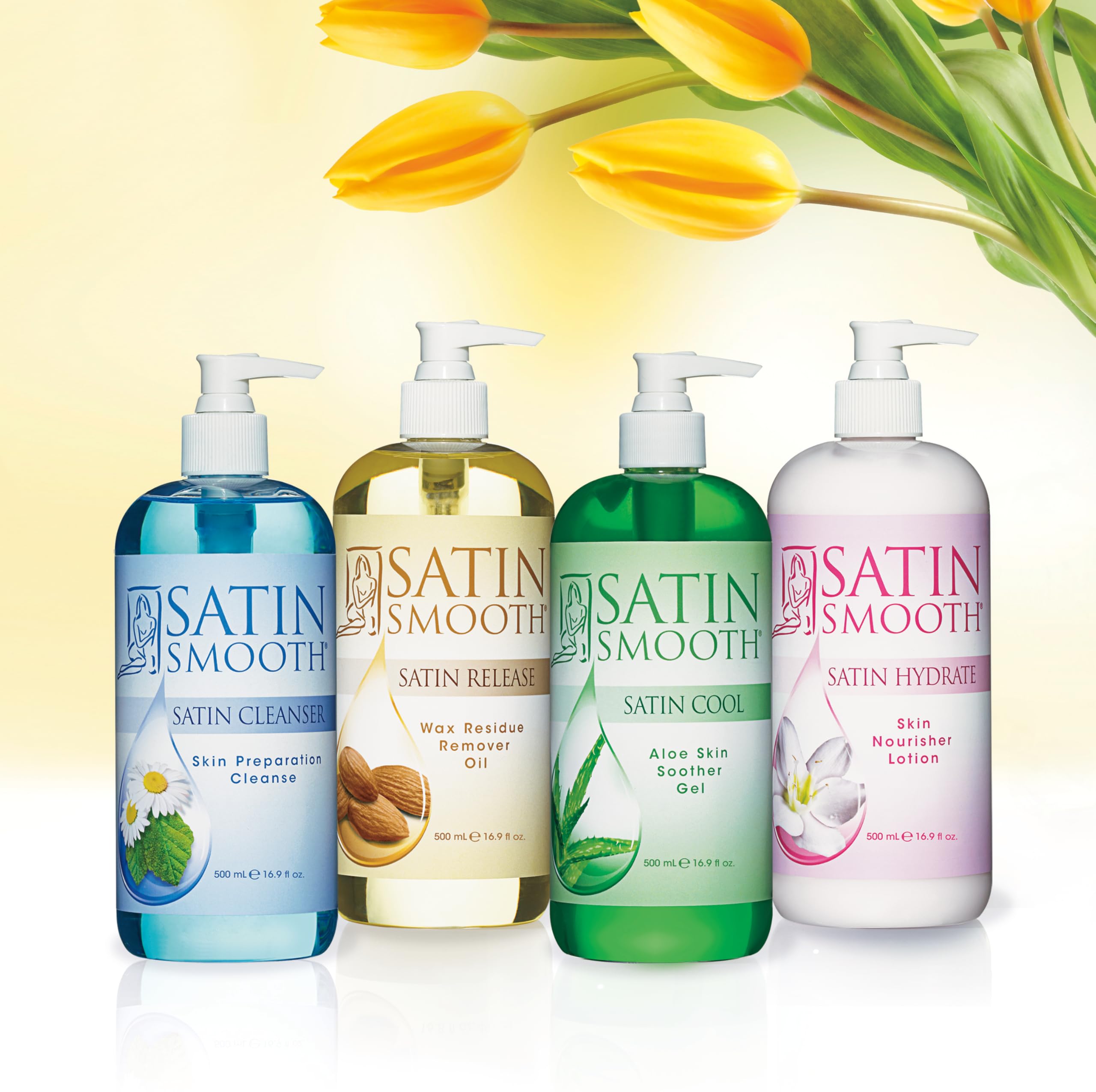 SATIN SMOOTH professional and personal waxing routines compatibility.