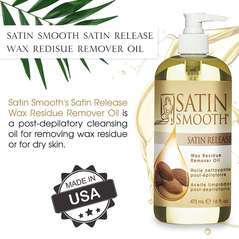 SATIN SMOOTH quick-absorption formula minimizes downtime after waxing.