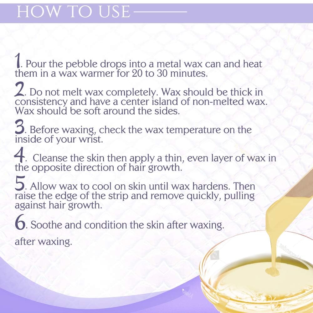 Satin Smooth Calendula Gold wax on sensitive skin with soothing formula.