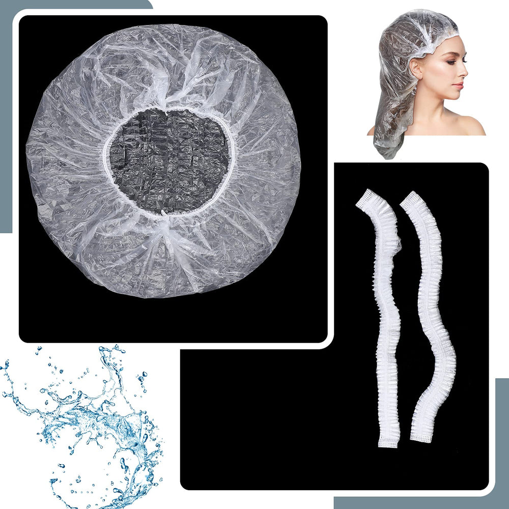 SATINIOR clear-cap shows hair while protecting it during baths