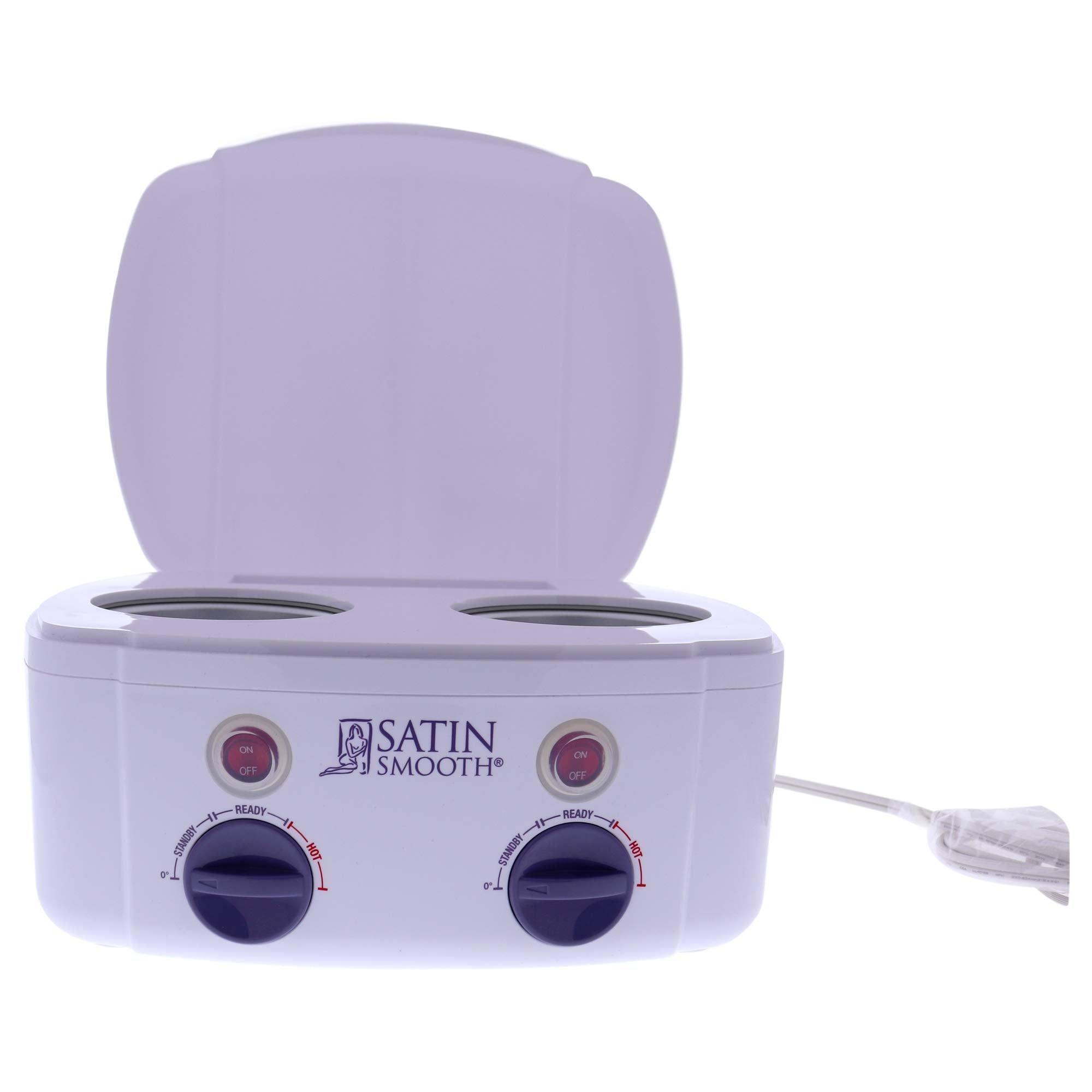 SATIN SMOOTH wax warmer compact footprint fits small studios.