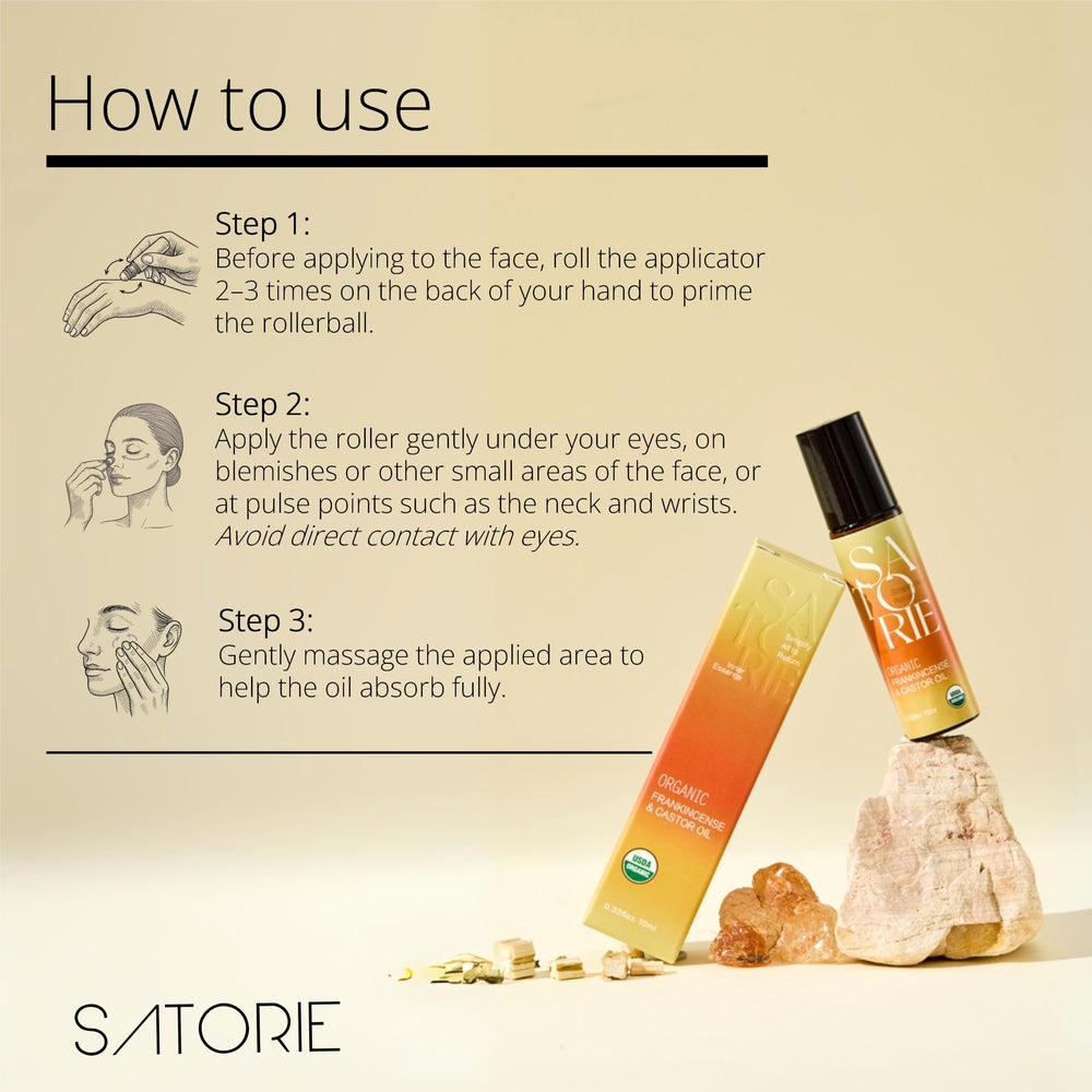 Satorie Travel-friendly packaging for on-the-go touch-ups.