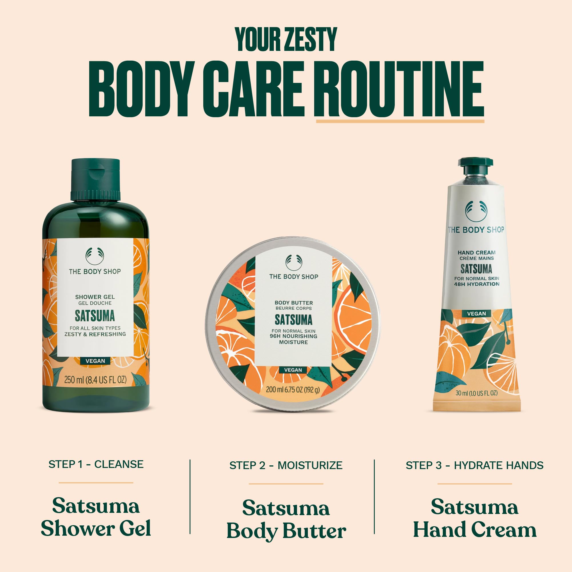 Satsuma Body Butter leaves a natural glow with regular use