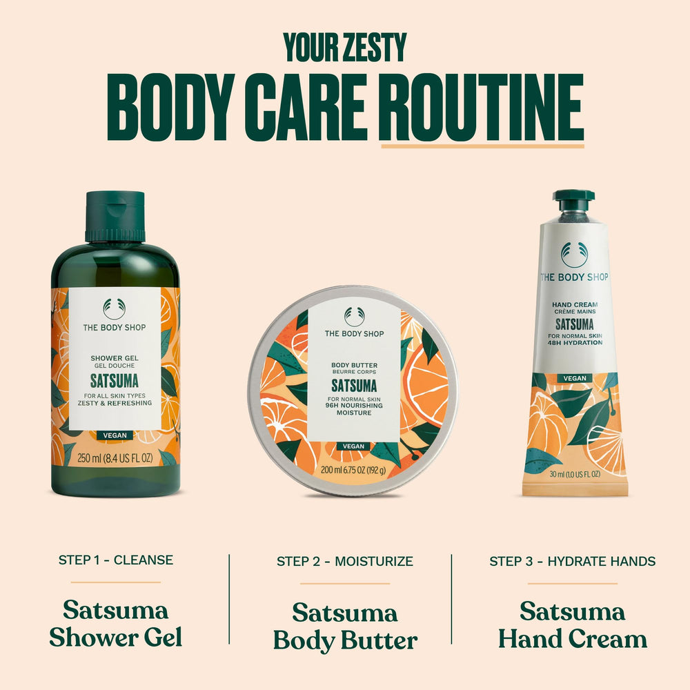 Satsuma Body Butter leaves a natural glow with regular use
