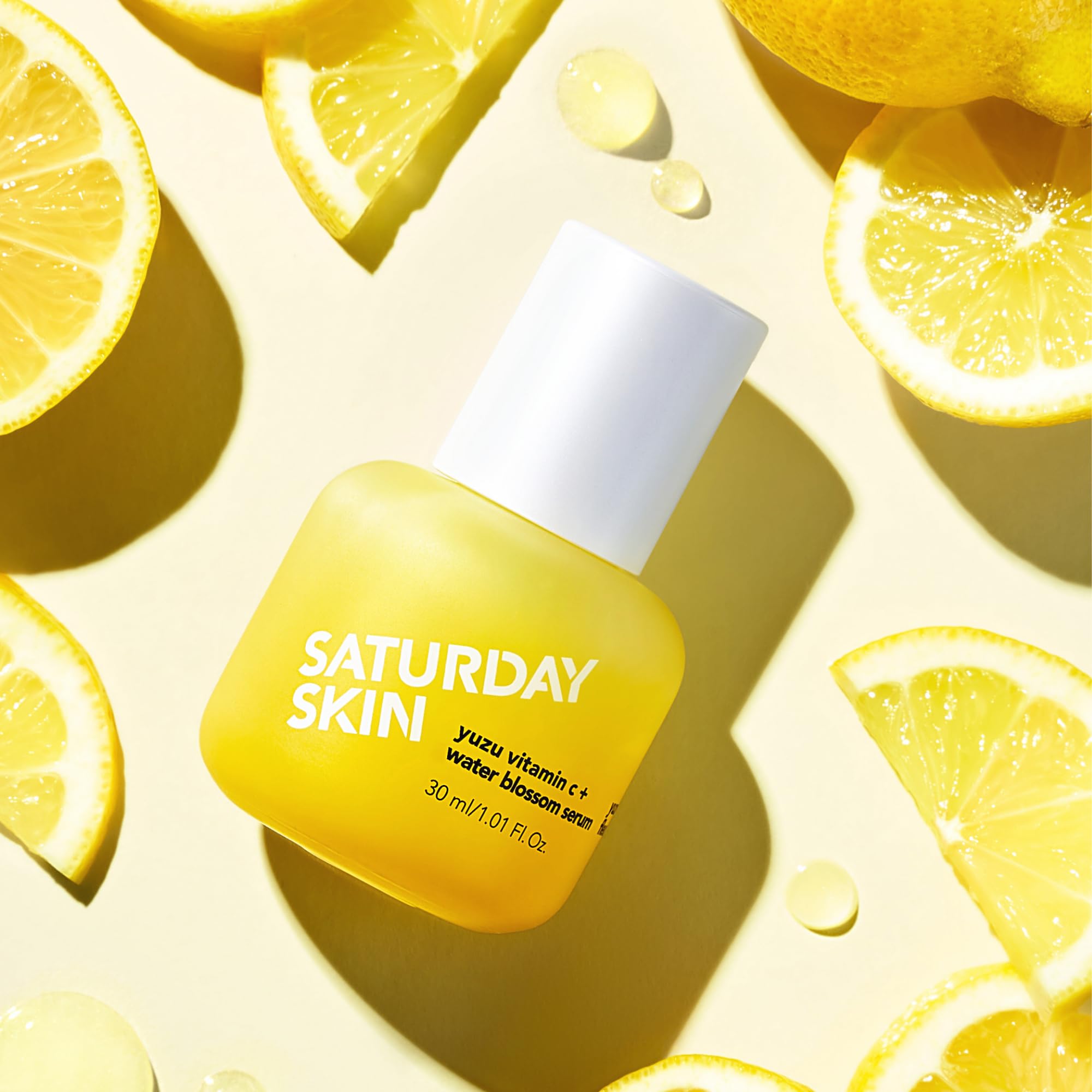 Saturday Skin micro-encapsulated-yuzu capsules beads releasing hydration on skin