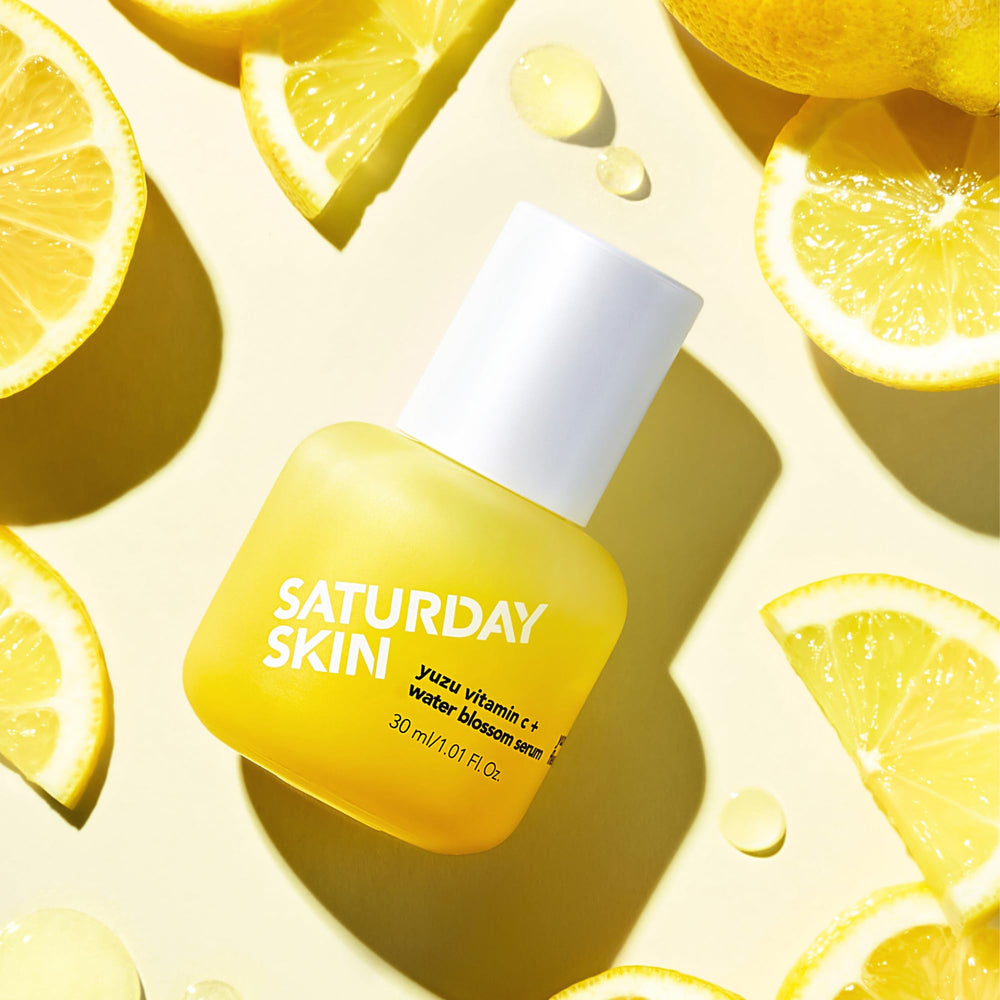 Saturday Skin micro-encapsulated-yuzu capsules beads releasing hydration on skin