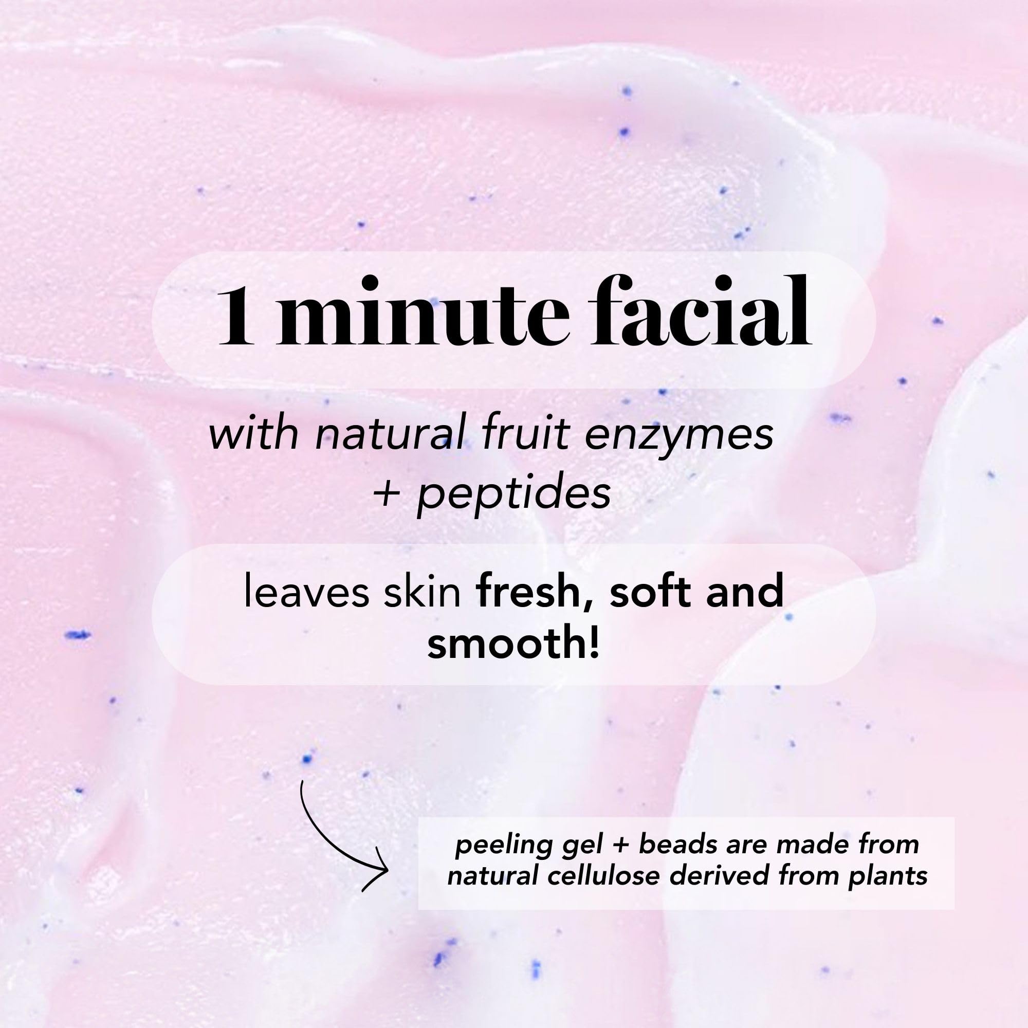 Saturday Skin Rub-A-Dub on-hand texture showing gentle exfoliation and quick glow