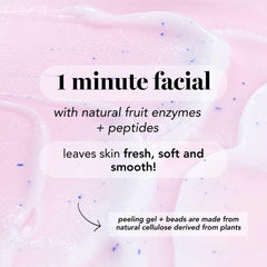 Saturday Skin Rub-A-Dub on-hand texture showing gentle exfoliation and quick glow