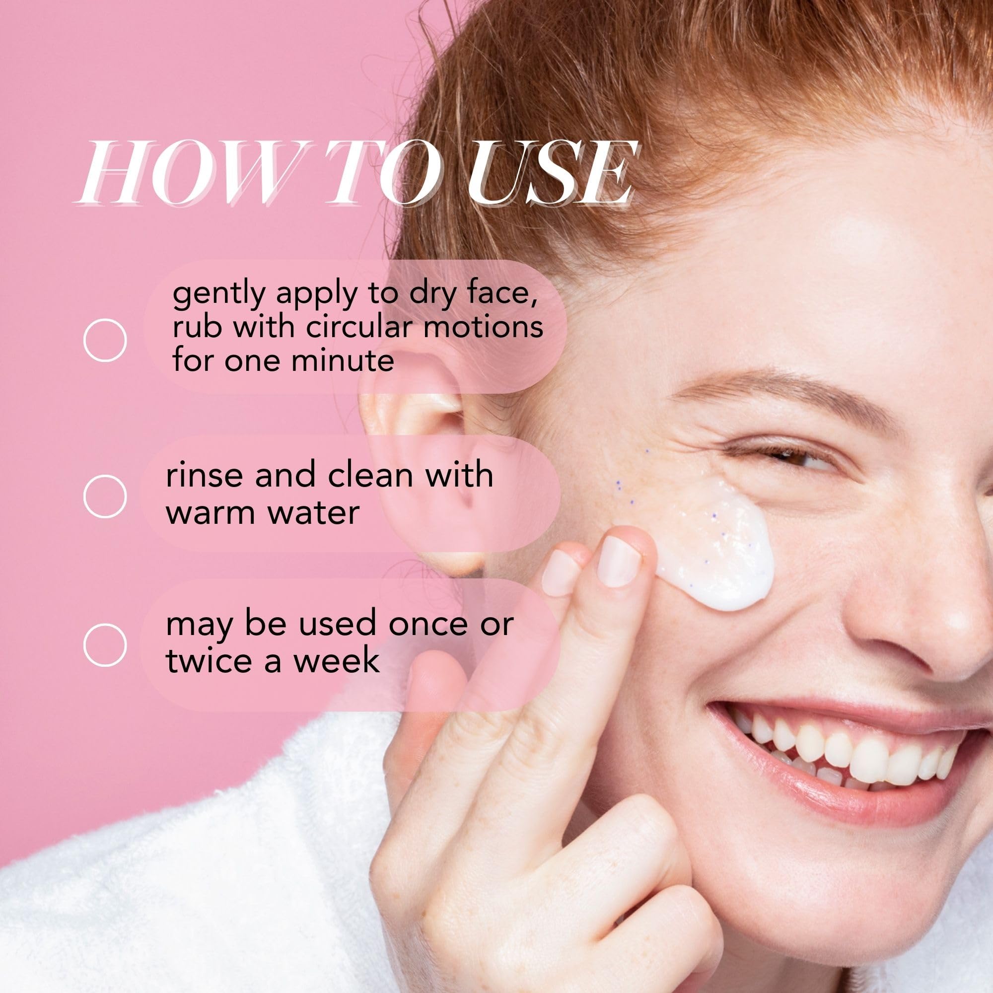 Saturday Skin Rub-A-Dub helps clarify pores with gentle exfoliation around nose