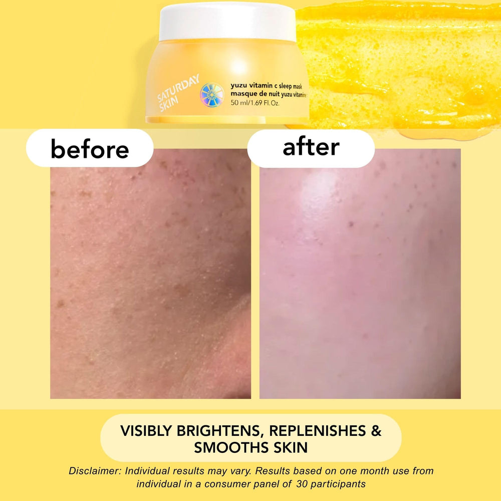 Saturday Skin Yuzu peel and pulp benefits for brightening and antioxidants