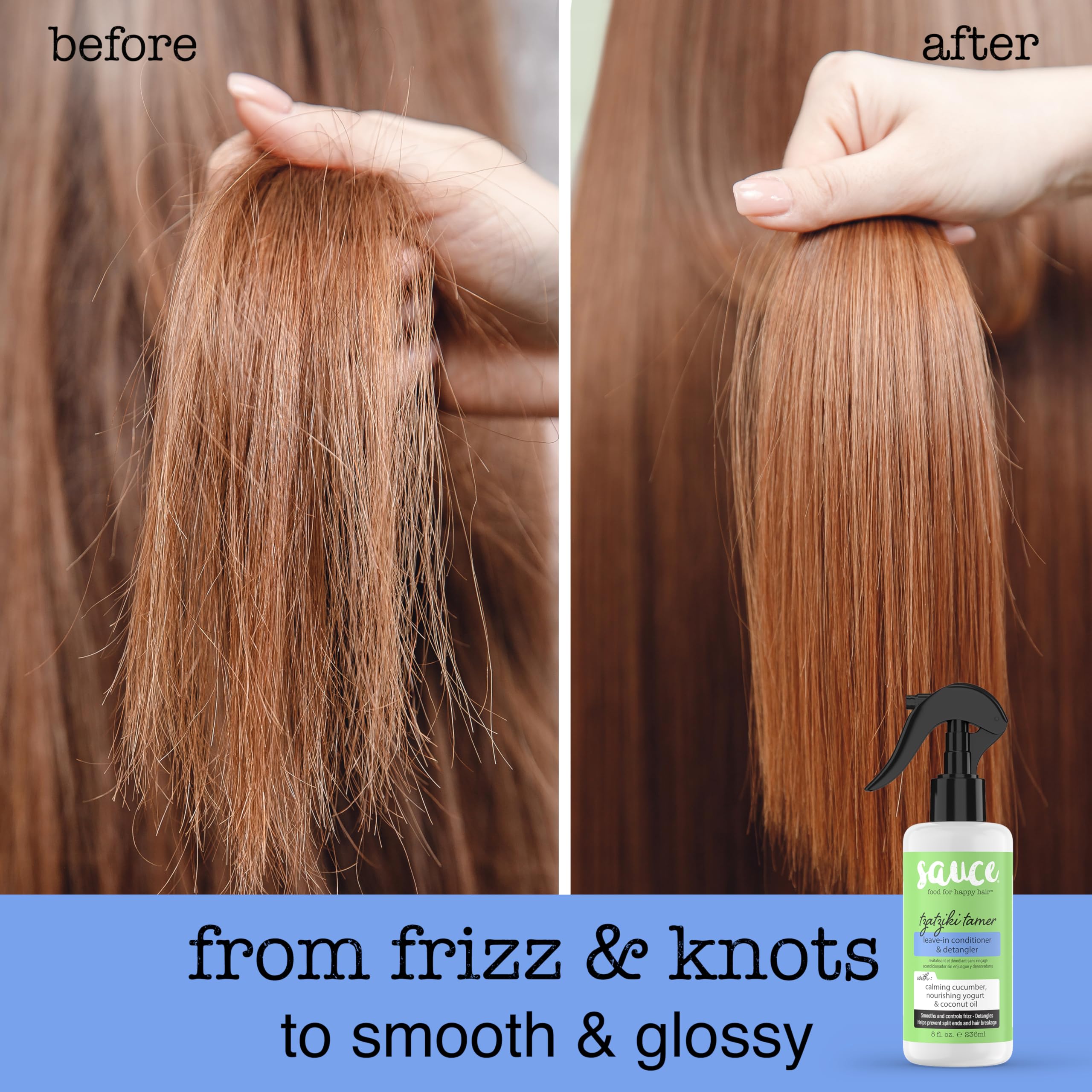 SAUCE BEAUTY cucumber mint scent on hair refreshing and cooling.