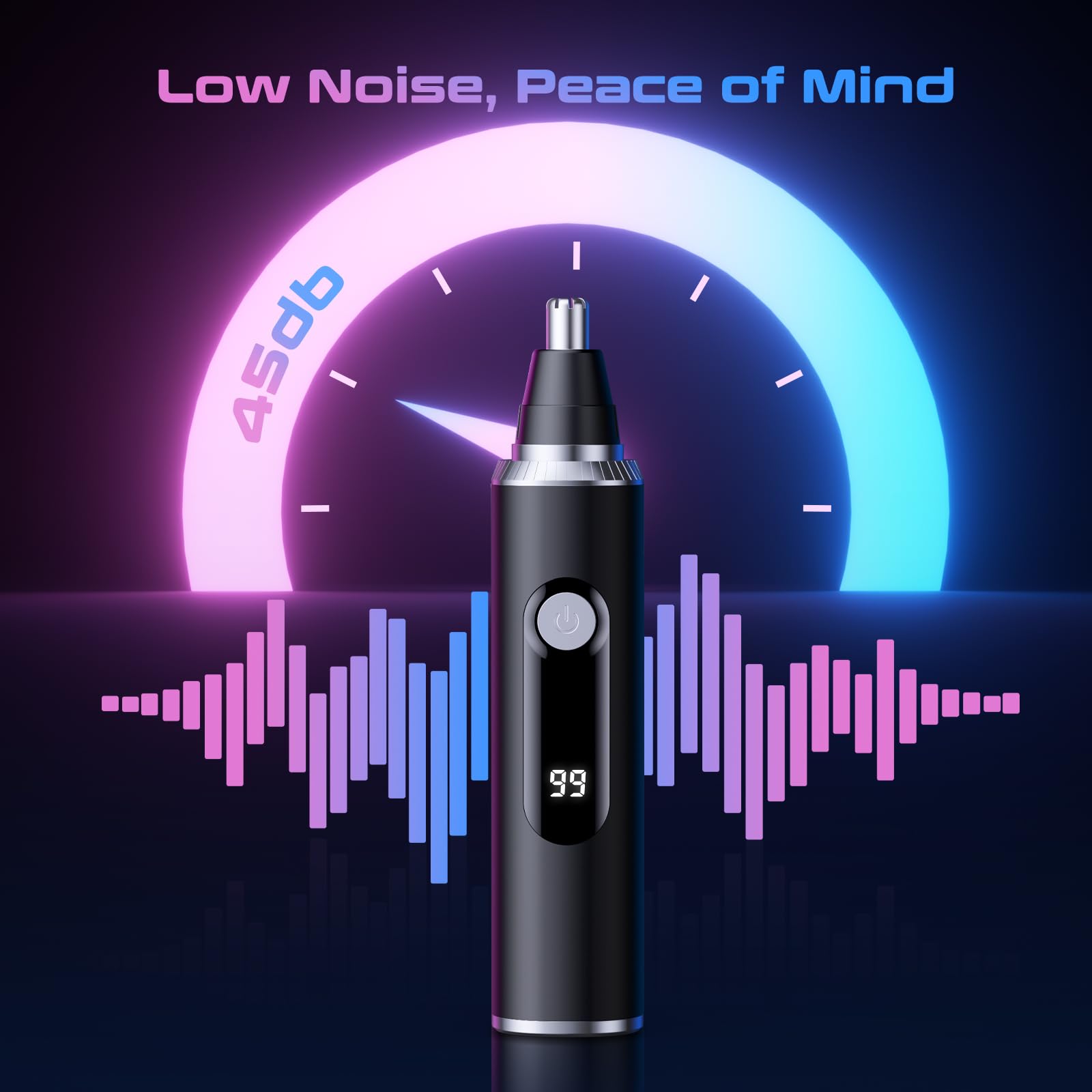 Savilab Nose Trimmer compact portable build for on-the-go grooming anywhere.