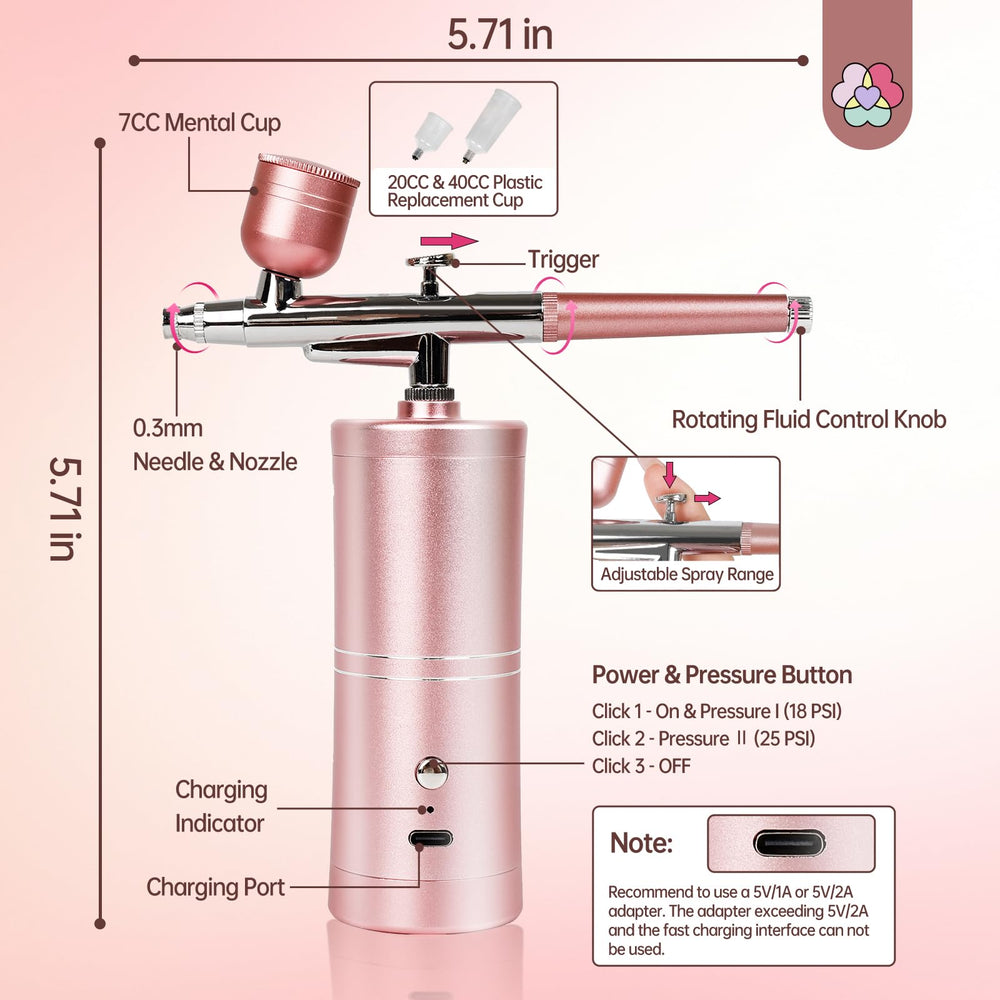 SAVILAND 800mAh battery enables longer sessions of nail art creativity.