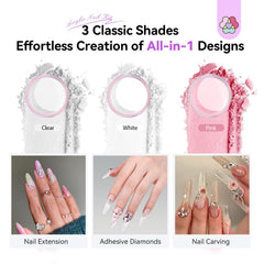 SAVILAND acrylic nail kit EMA liquid streamlines professional-precision nail extensions at home