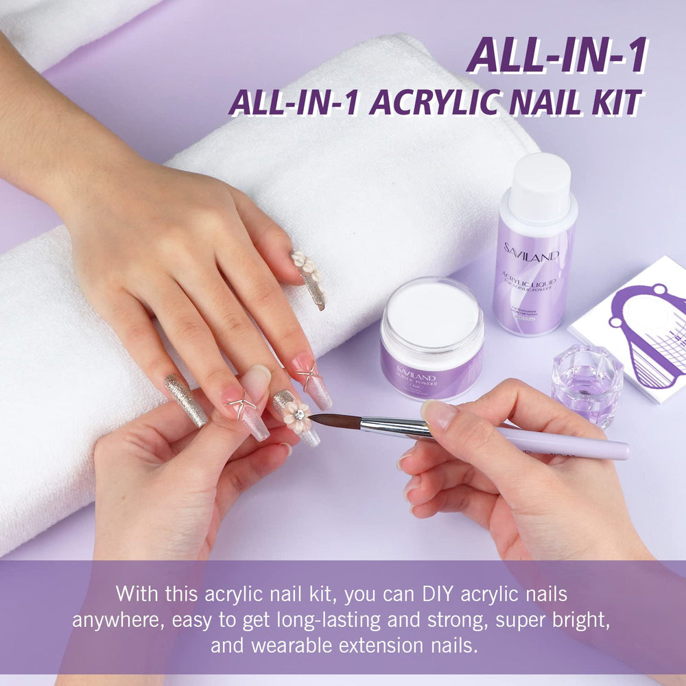 SAVILAND nail forms help create extensions with natural shape and strong adherence.