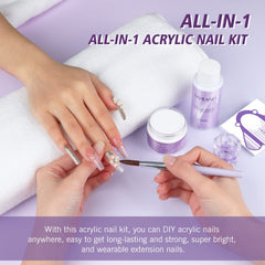 SAVILAND nail forms help create extensions with natural shape and strong adherence.