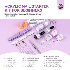 SAVILAND acrylic powder collection in clear pink and white offers versatile color options.