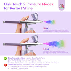 SAVILAND airbrush cleaner for fast, thorough cleanup after art