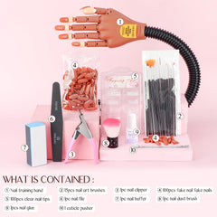 SAVILAND adjustable arm strap for stable table use during nail practice.