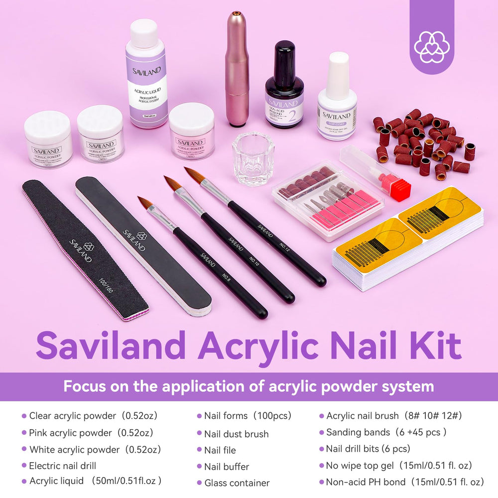 SAVILAND at-home nail setup illustrating a convenient DIY spa-day routine