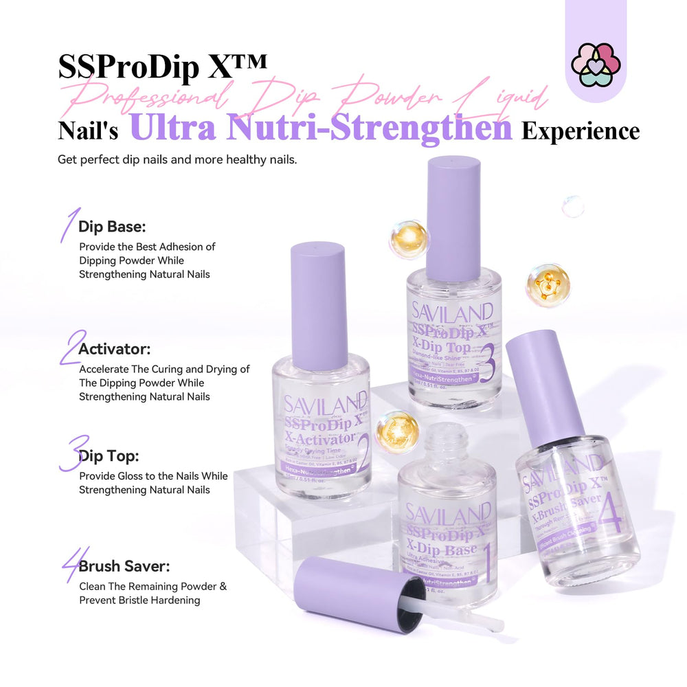 SAVILAND brush-saver-bottle protects brushes for cleaner, longer-lasting dipping sessions.