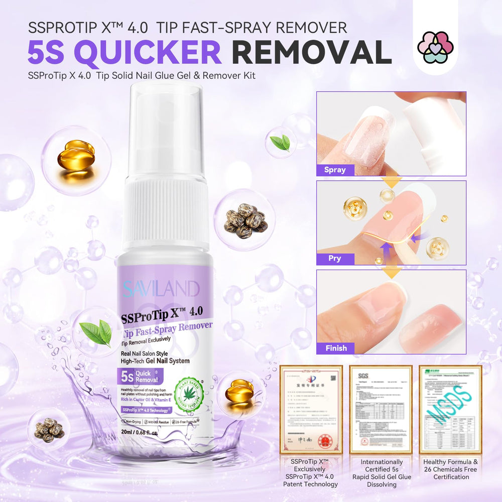 SAVILAND castor oil vitamin E ingredients promote nourished nails
