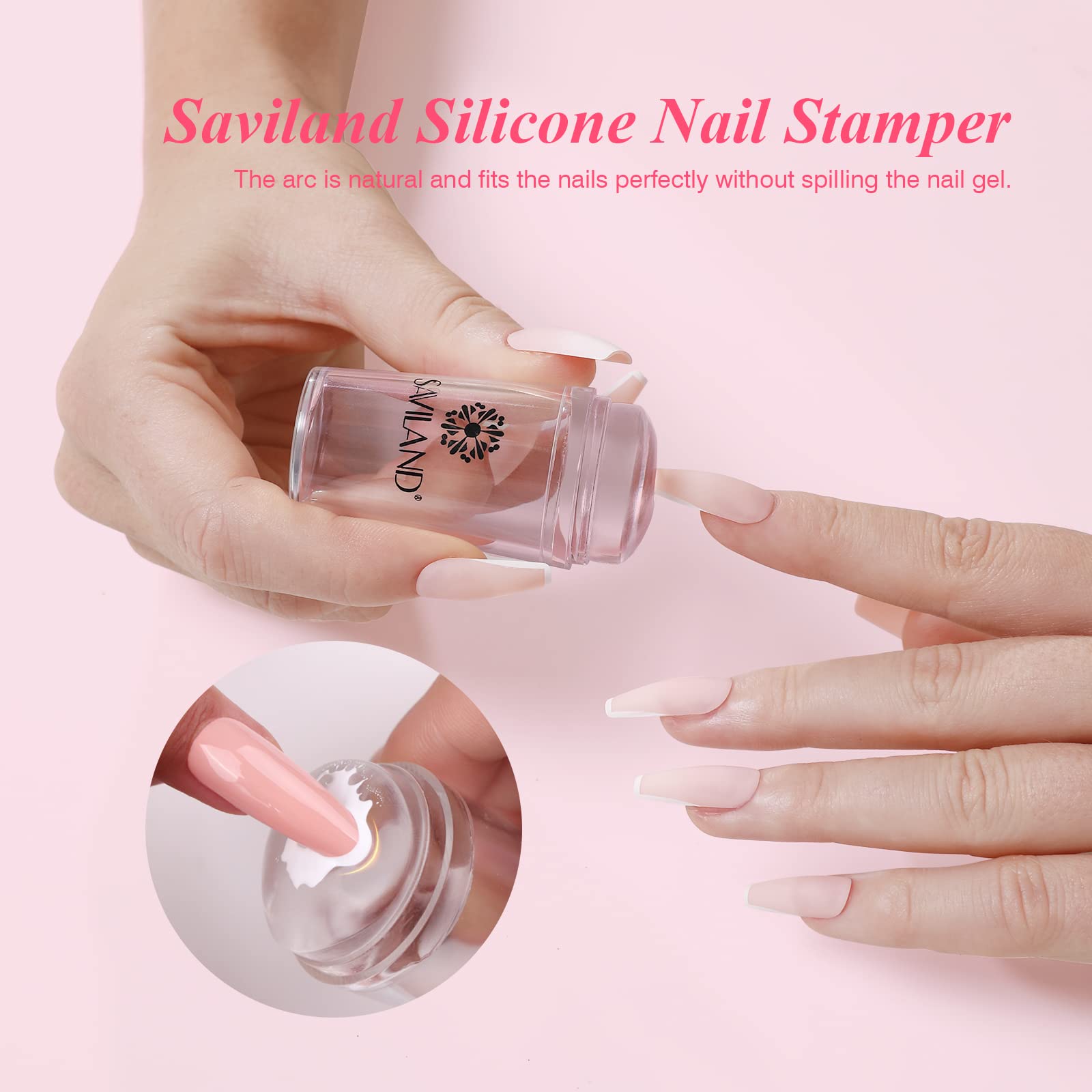 Saviland cleaning pad for quick stamp cleanup.