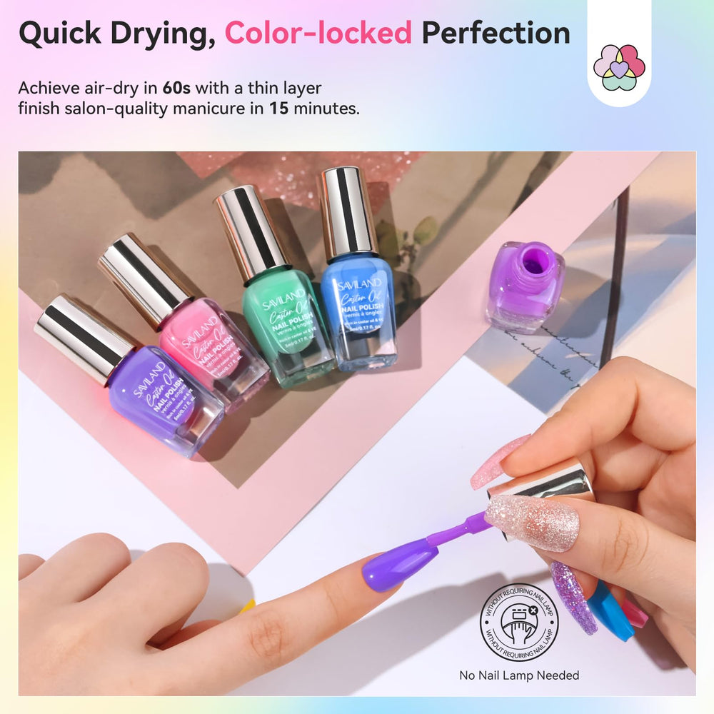 SAVILAND Color Artistry delivers no-lamp drying for quick at-home manicures