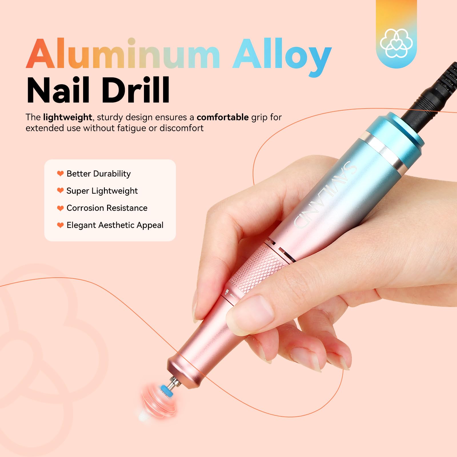 SAVILAND compact portable kit for salon-on-the-go manicures and pedicures.