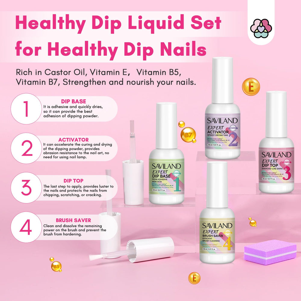 SAVILAND cuticle oil bottle included for hydrating care