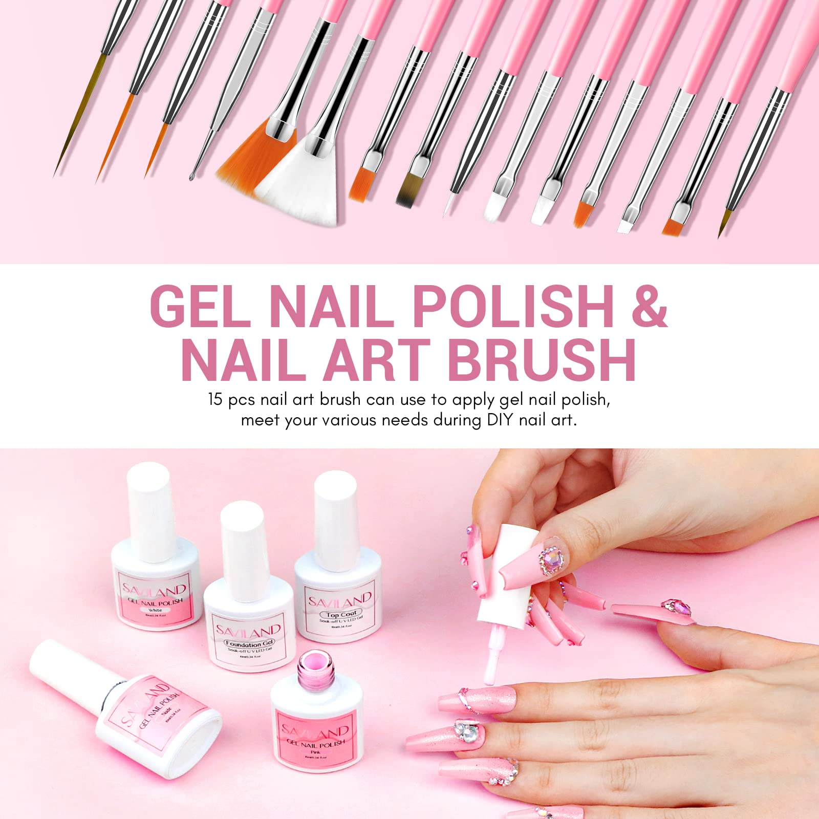 SAVILAND DIY starter gift pack is ideal for gifting nail art lovers.