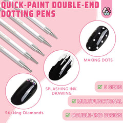 SAVILAND dotting tools showing stars, hearts, and flowers patterns