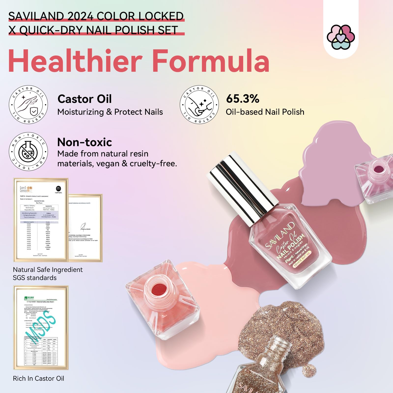 SAVILAND Easy application for beginners with smooth, even coats