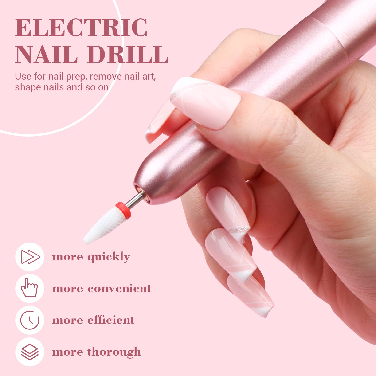 SAVILAND Essentials nail art brush for detailed designs.