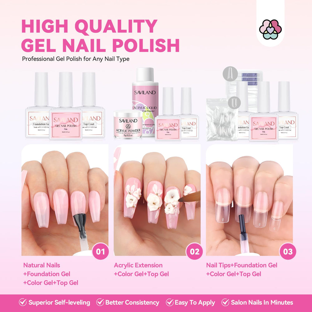 SAVILAND foldable UV nail lamp for quick curing and glossy finish